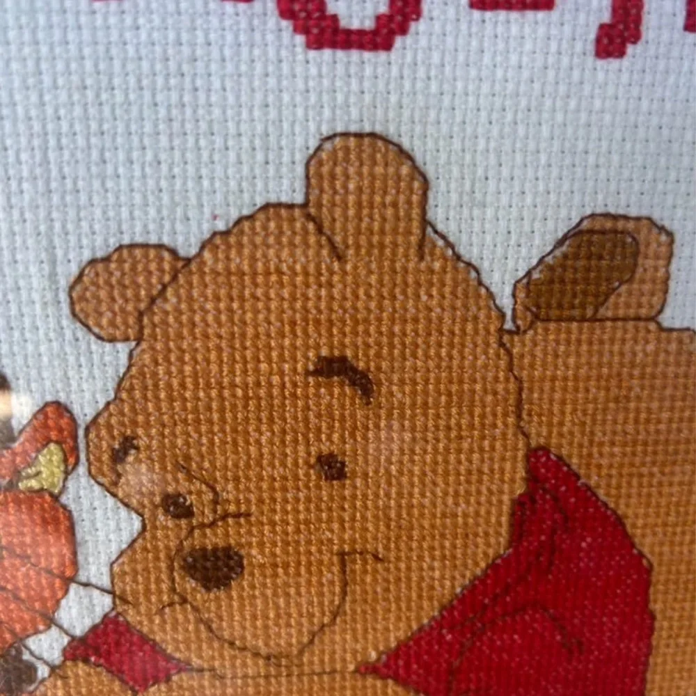 Winnie the Pooh & Tigger Personalized Cotton Tapestry - Red Accent